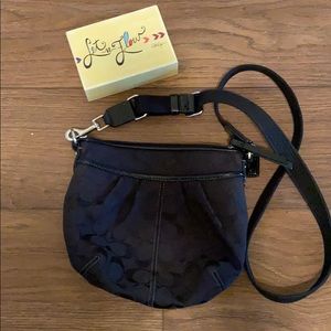 Black COACH Crossbody Purse